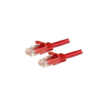 Cables fibra ethernet telef startech cable 5m cat6 snagless rojo