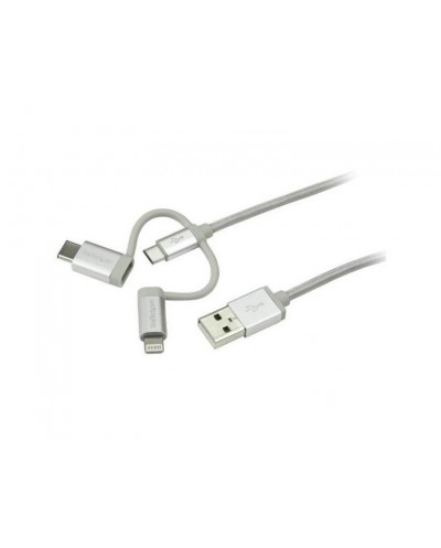 Adaptadores startech cable 1m usb a lightning usbc