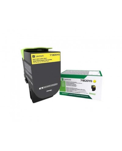 Consumibles lexmark toner amarillo retorn 2300pag