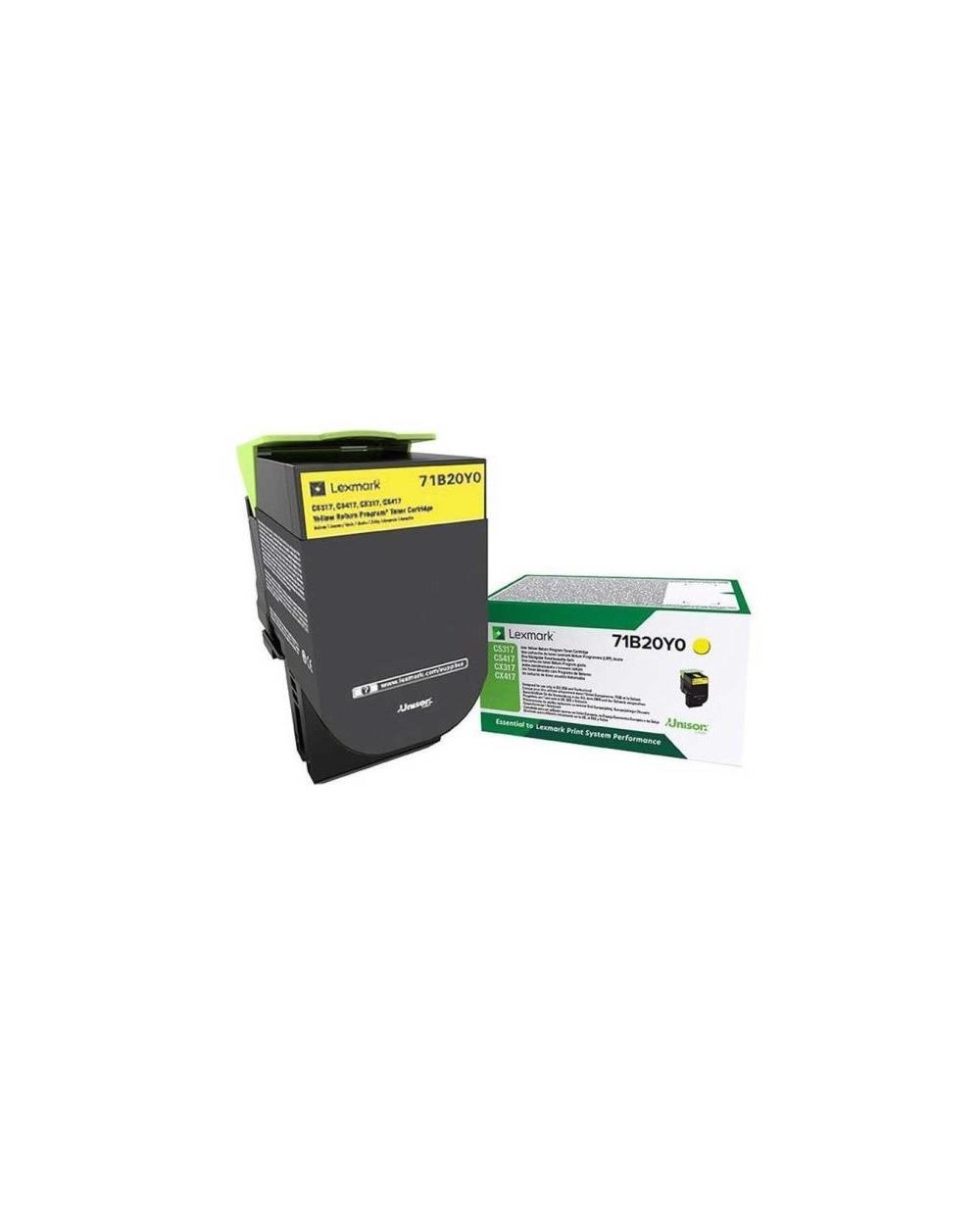 Consumibles lexmark toner amarillo retorn 2300pag