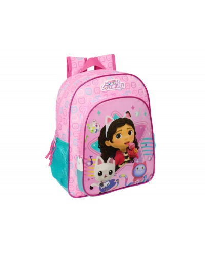 Mochila safta infantil adaptable a carro gabby s dollhouse party 340x260x110 mm