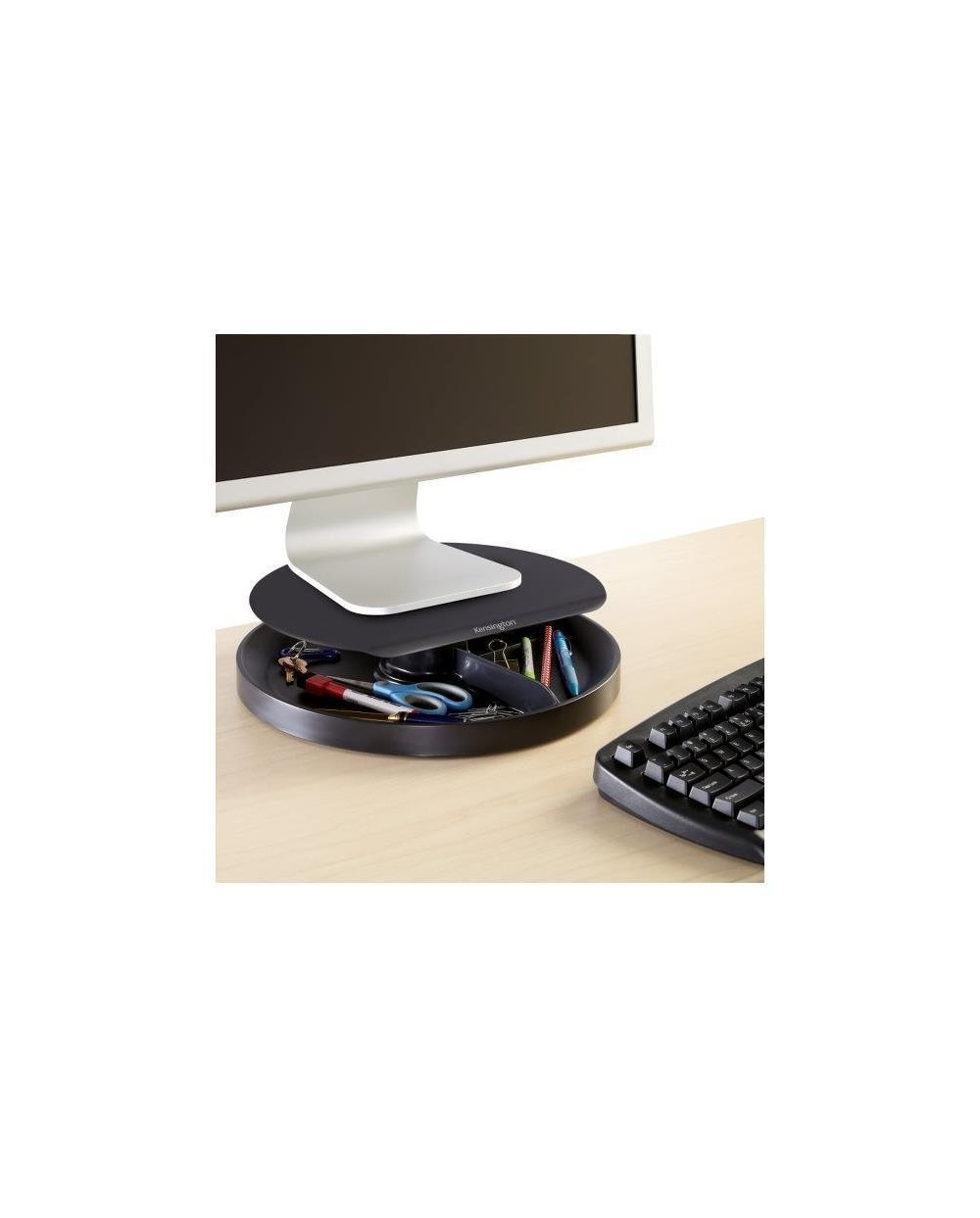 Soportes ergonomia y limpieza kensington spin2 monitor stand black