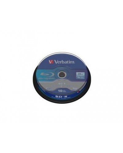 Blu ray bd re capacidad 25 gb velocidad 6x pack 10 unidades