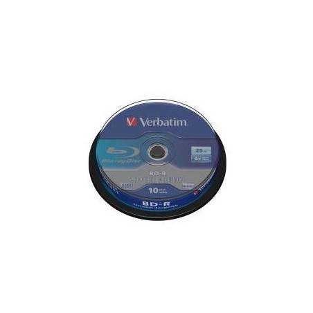 Blu ray bd re capacidad 25 gb velocidad 6x pack 10 unidades