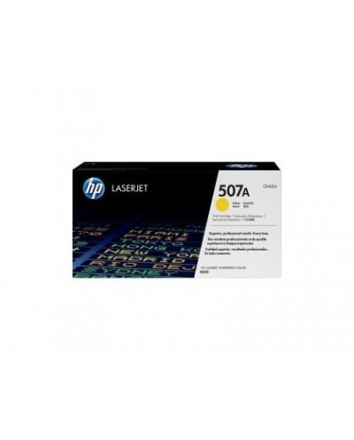 Consumible impresora laser hp toner amarillo hp 507a laserjet