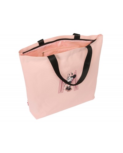 Bolsa shopping bag safta minnie mouse blush 450x500x100 mm