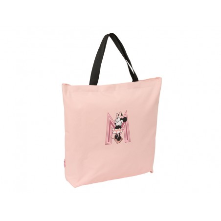 Bolsa shopping bag safta minnie mouse blush 450x500x100 mm