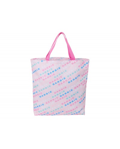 Bolsa shopping bag safta barbie logomania 450x500x100 mm