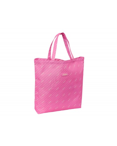 Bolsa shopping bag safta barbie logomania rosa 450x500x100 mm