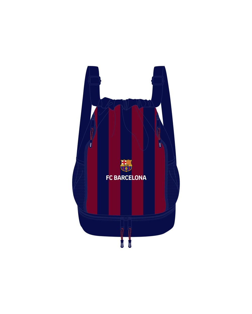 Saco mochila safta fc barcelona 400x350x10 mm