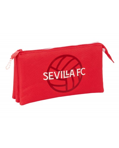 Bolso escolar portatodo safta triple sevilla fc corporativa 120x220x30 mm