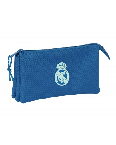 Bolso escolar portatodo safta triple real madrid girl 120x220x30 mm