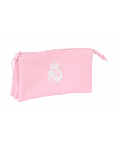 Bolso escolar portatodo safta triple real madrid girl 120x220x30 mm