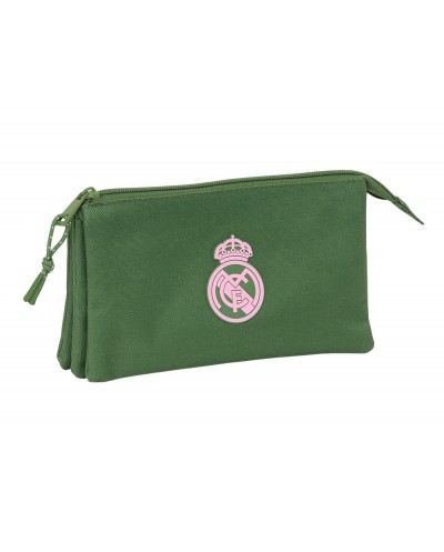 Bolso escolar portatodo safta triple real madrid girl 120x220x30 mm