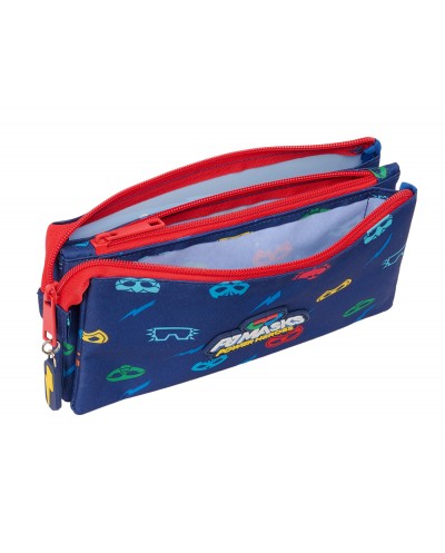 Bolso escolar portatodo safta triple pjmasks ready 120x220x30 mm