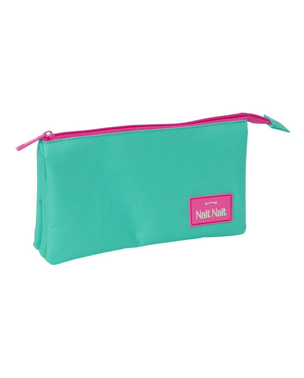 Bolso escolar portatodo safta triple nait nait verde mint 120x220x30 mm