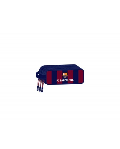 Bolso escolar portatodo safta triple fc barcelona 85x210x70 mm