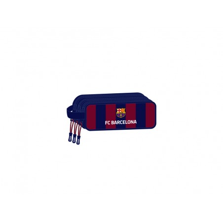 Bolso escolar portatodo safta triple fc barcelona 85x210x70 mm