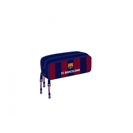 Bolso escolar portatodo safta triple desplegable fc barcelona 80x210x80 mm