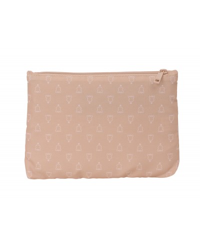 Bolso escolar portatodo safta grande 2 cremallera reciclado y repelente agua sophie la girafe cookie 160x230x30 mm