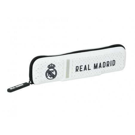 Bolso escolar portatodo safta estrecho silicona real madrid 1 equipacion 24 25 55x200x20 mm