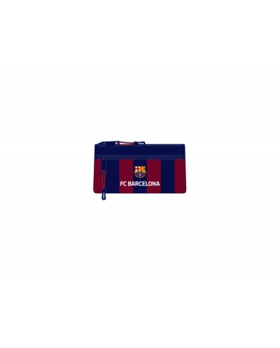 Bolso escolar portatodo safta dos cremalleras fc barcelona 110x220x10 mm