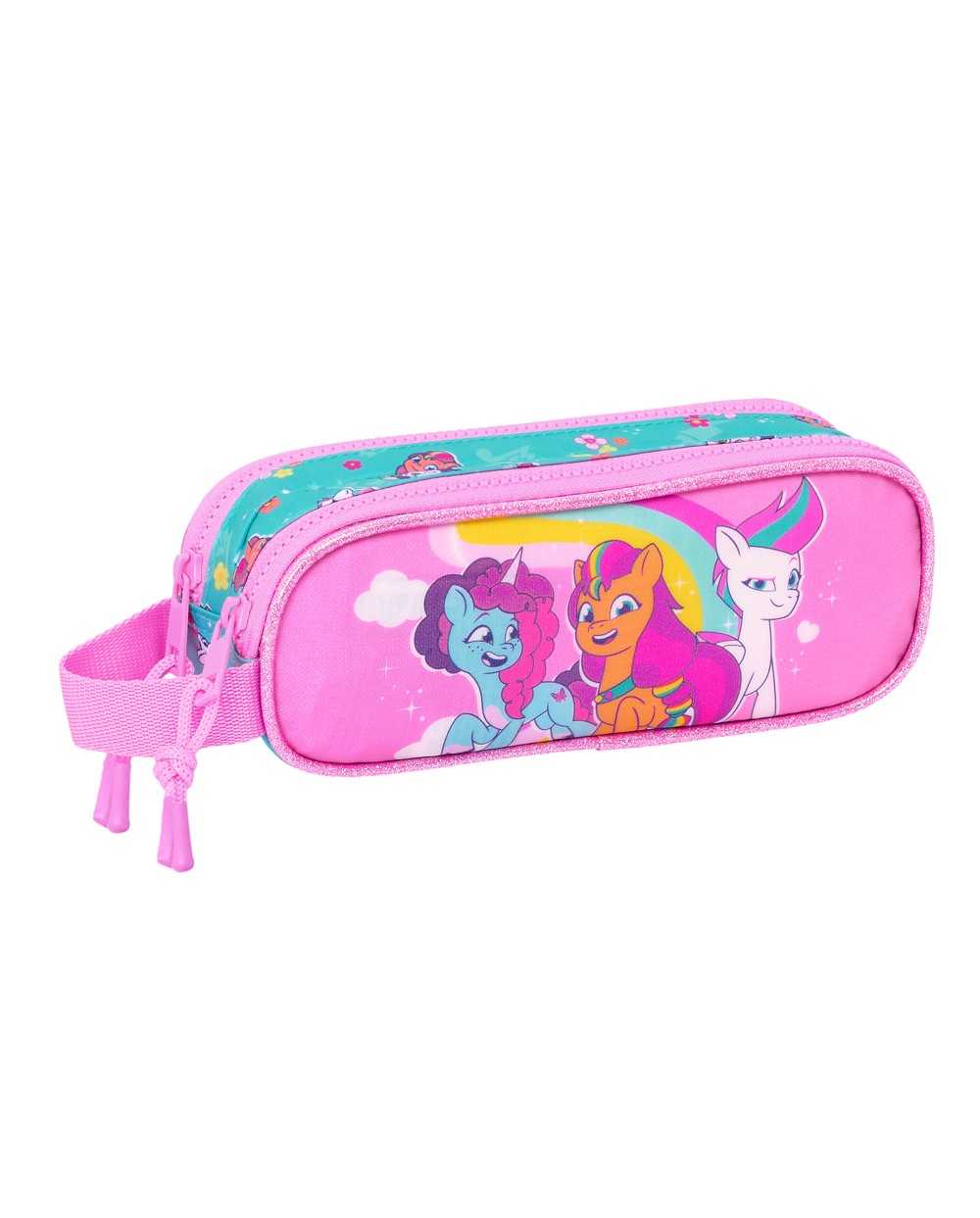 Bolso escolar portatodo safta doble my little pony magic 80x210x60 mm