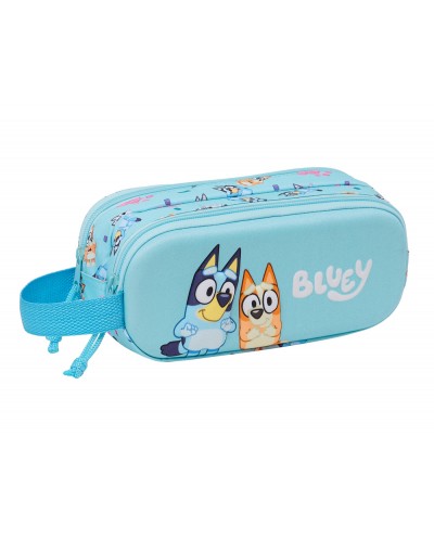 Bolso escolar portatodo safta doble 3d bluey 80x210x60 mm