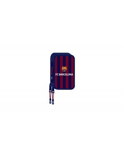 Plumier escolar safta triple 36 piezas fc barcelona 195x125x55 mm