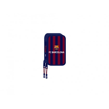 Plumier escolar safta triple 36 piezas fc barcelona 195x125x55 mm