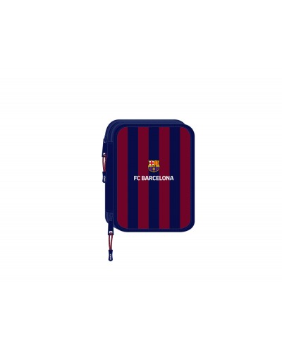 Plumier escolar safta doble grande 56 piezas fc barcelona 248x195x45 mm