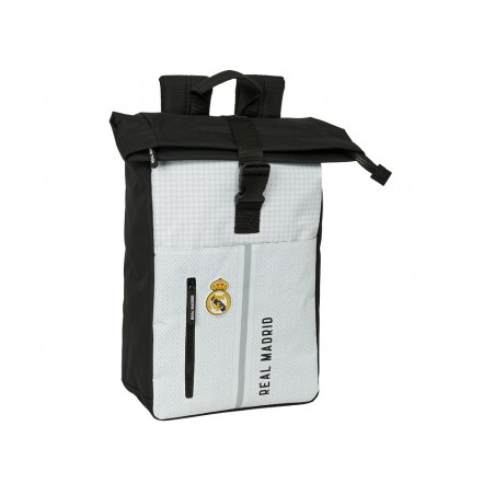 Mochila safta solapa para portatil 156 real madrid 1 equipacion 24 25 420x280x130 mm