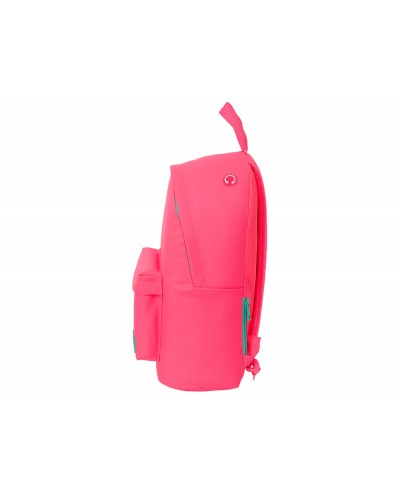 Mochila safta para portatil 141 nait nait rosa fluor 410x310x160 mm