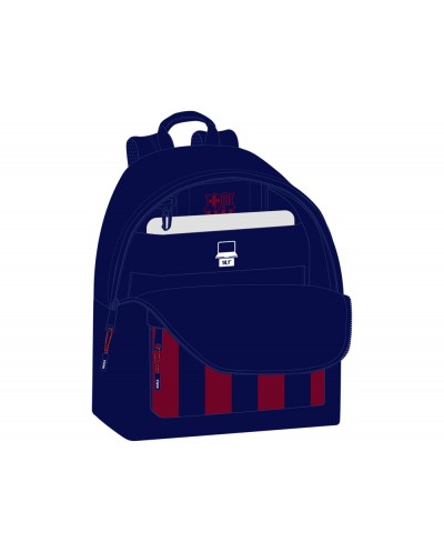 Mochila safta para portatil 141 fc barcelona 410x310x160 mm