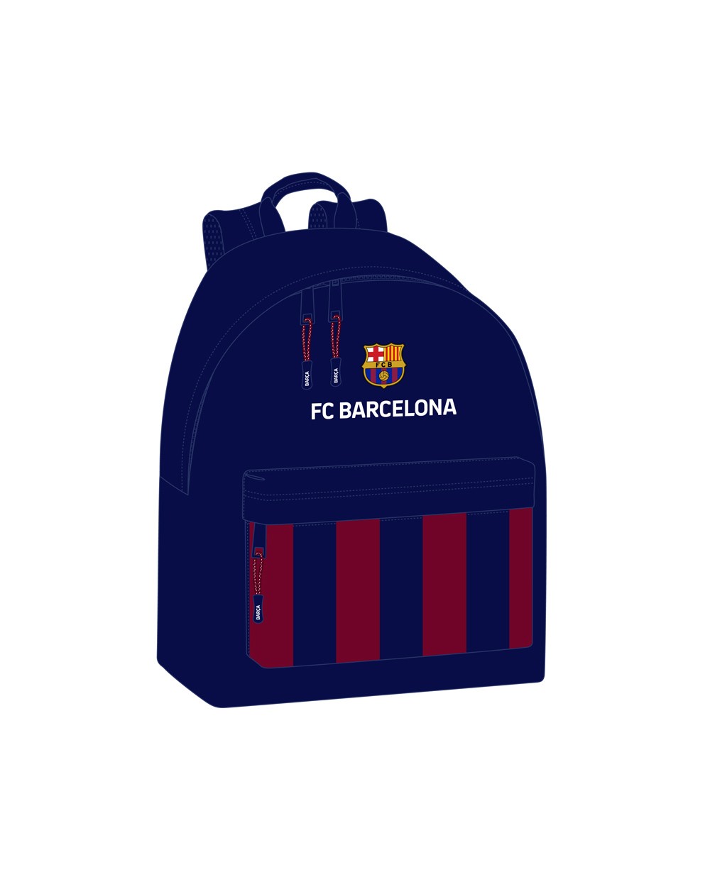 Mochila safta para portatil 141 fc barcelona 410x310x160 mm