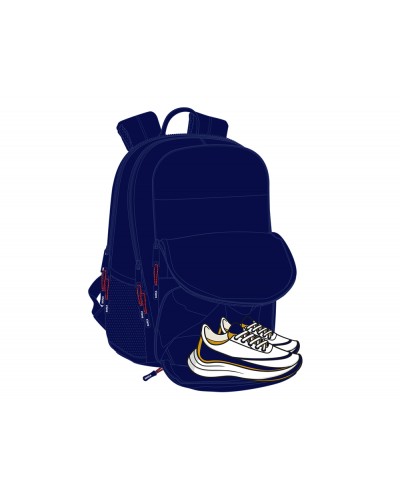Mochila safta padel fc barcelona 420x300x170 mm