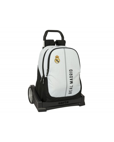 Mochila safta mod 665 con carro evolution real madrid 1 equipacion 24 25 440x320x160 mm