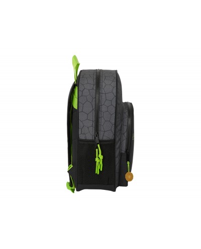 Mochila safta junior adaptable a carro tortugas ninja 380x320x120 mm