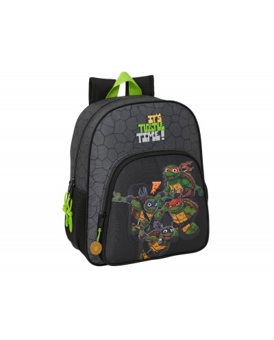 Mochila safta junior adaptable a carro tortugas ninja 380x320x120 mm