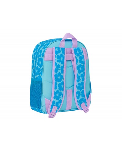 Mochila safta junior adaptable a carro stitch hawaii 380x320x120 mm