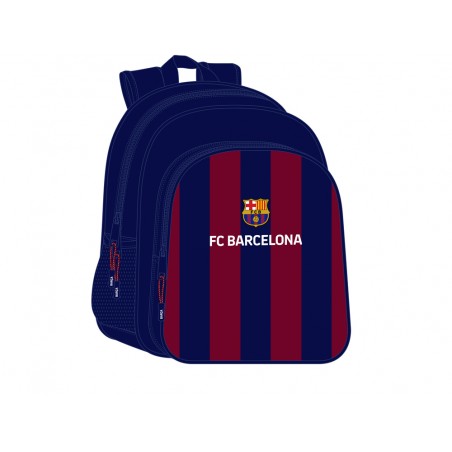 Mochila safta junior adaptable a carro fc barcelona 380x320x120 mm