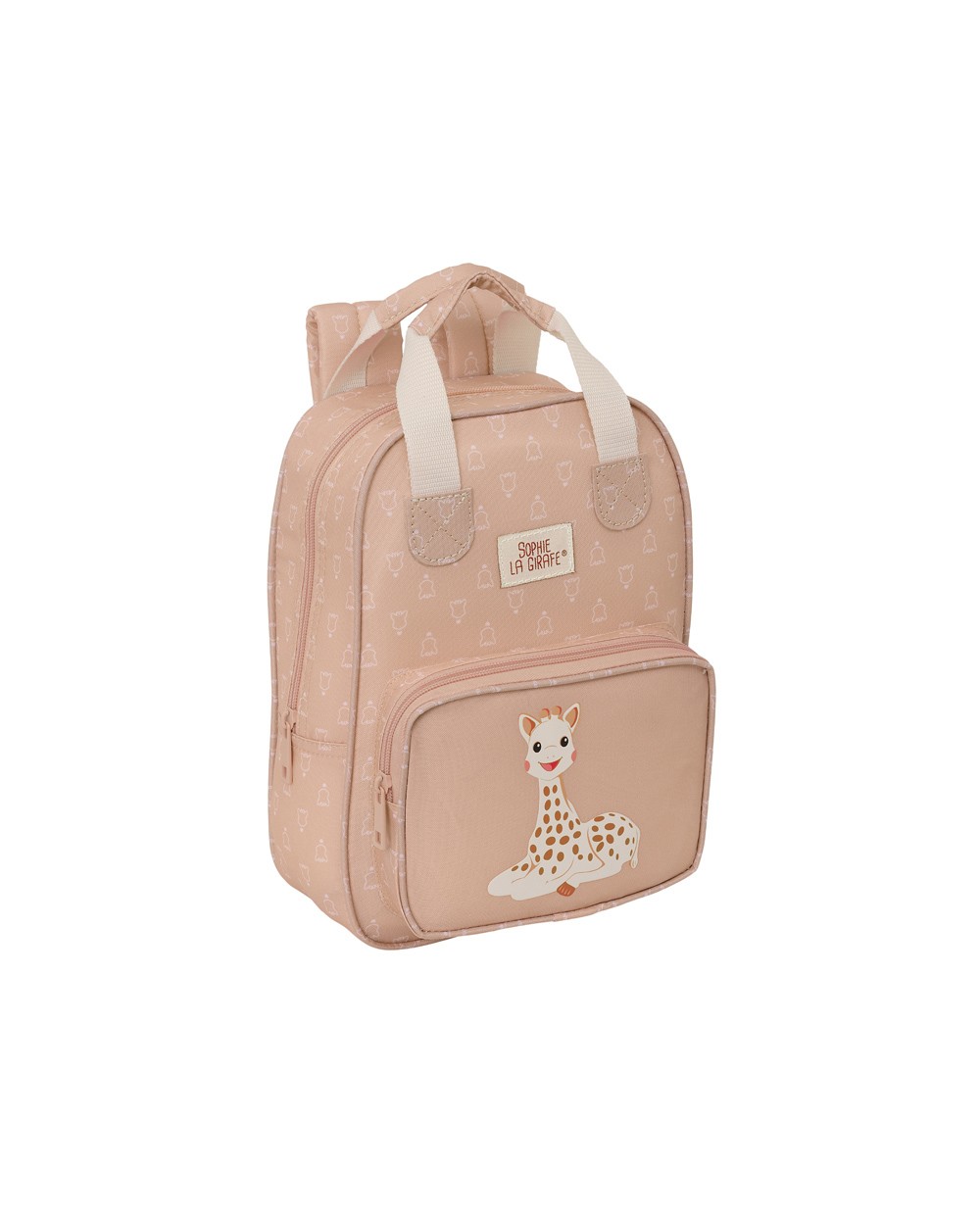 Mochila safta infantil con asas reciclada y repelente agua sophie la girafe cookie 280x200x80 mm