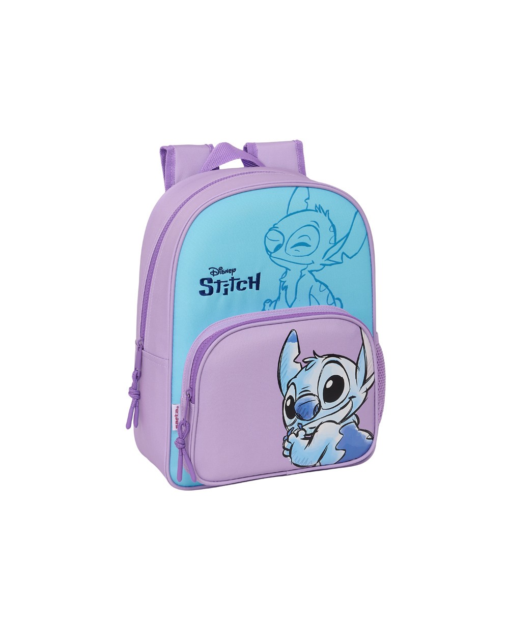 Mochila safta infantil adaptable a carro stitch sweet 340x260x110 mm