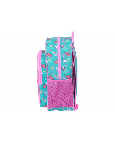 Mochila safta infantil adaptable a carro my little pony magic 340x260x110 mm