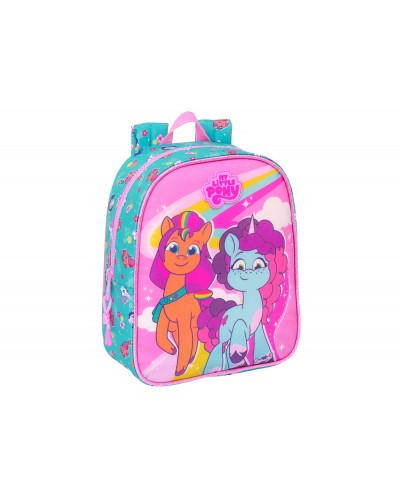 Mochila safta guarderia adaptable a carro my little pony magic 270x220x100 mm