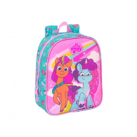 Mochila safta guarderia adaptable a carro my little pony magic 270x220x100 mm