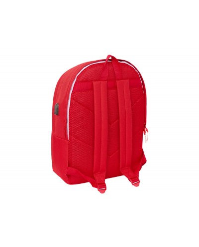 Mochila safta doble para portatil 156 usb sevilla fc corporativa 440x310x180 mm