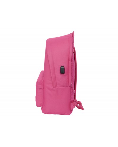 Mochila safta doble para portatil 156 usb munich basics girl 440x310x180 mm