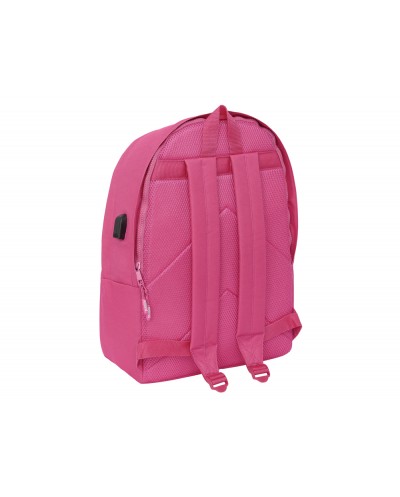 Mochila safta doble para portatil 156 usb munich basics girl 440x310x180 mm