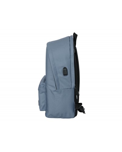 Mochila safta doble para portatil 156 usb munich basics boy 440x310x180 mm